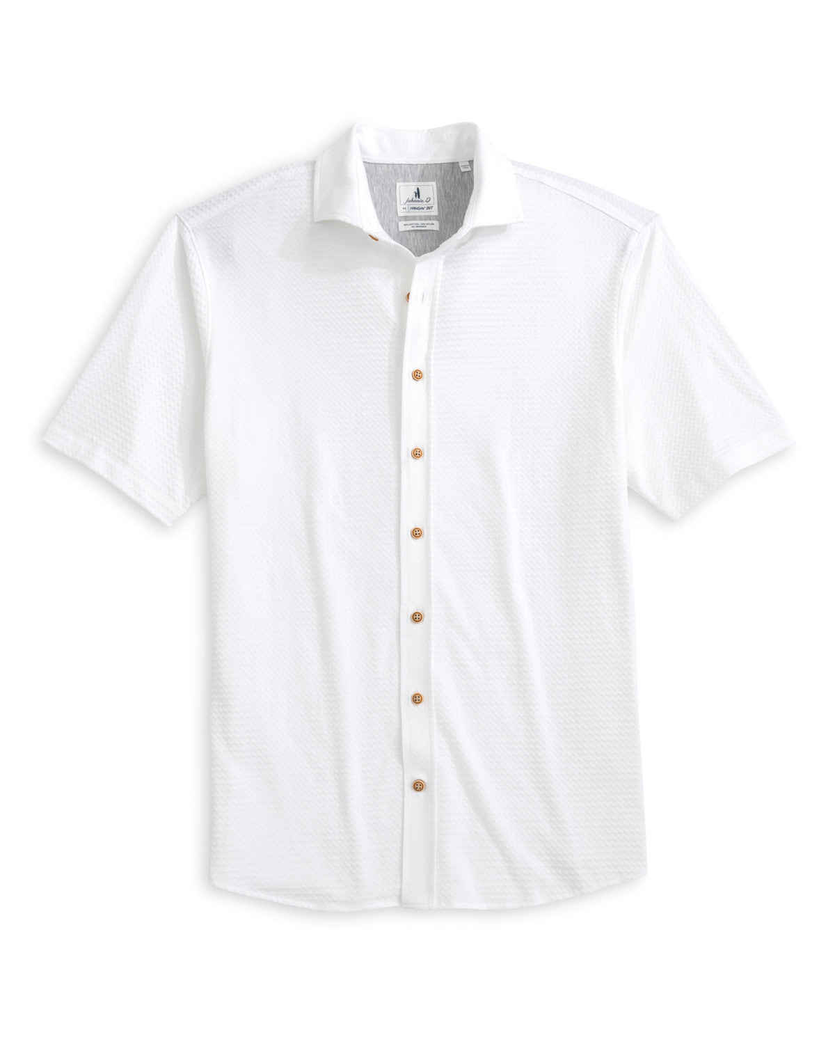 Johnnie-O Hangin’ Out Surfsucker Shirt White