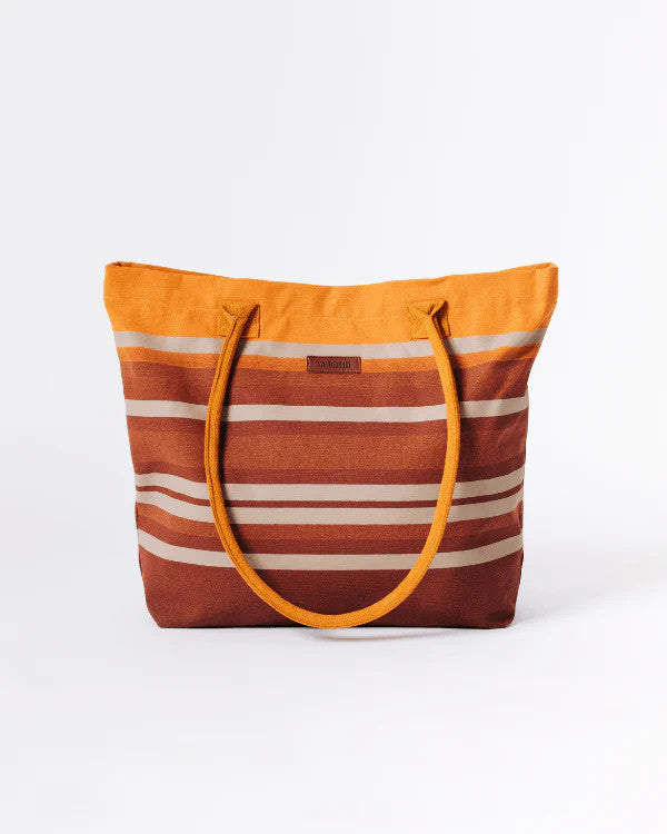 Sand Cloud Medan Beach Tote Bag Terracotta