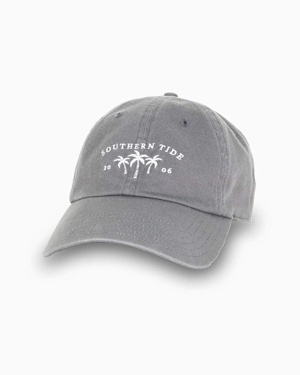 Southern Tide Palm Trio Leather Strap Hat