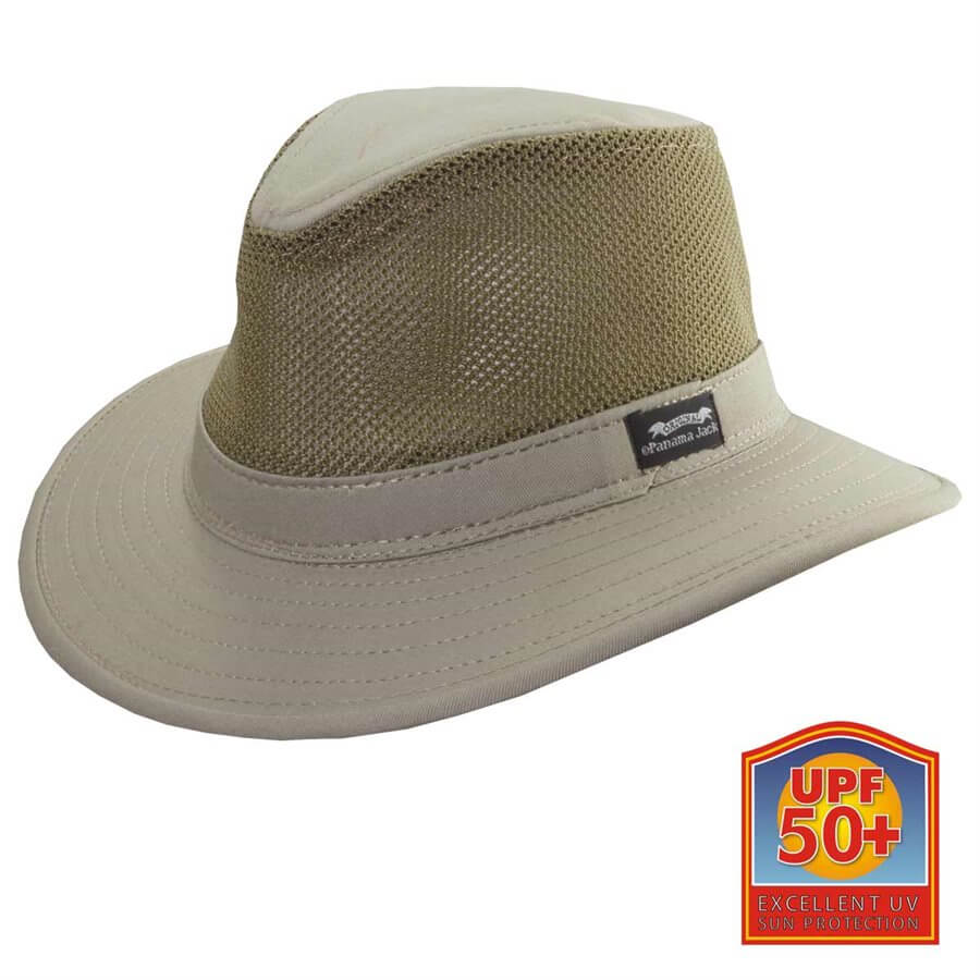 Panama Jack Twill Mesh Safari Hat