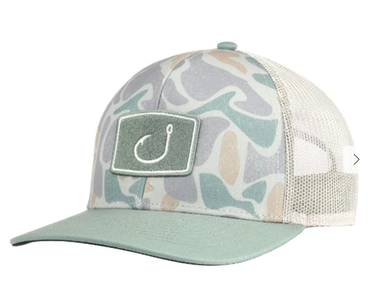 Avid Iconic Recast Trucker Hat Vintage Camo