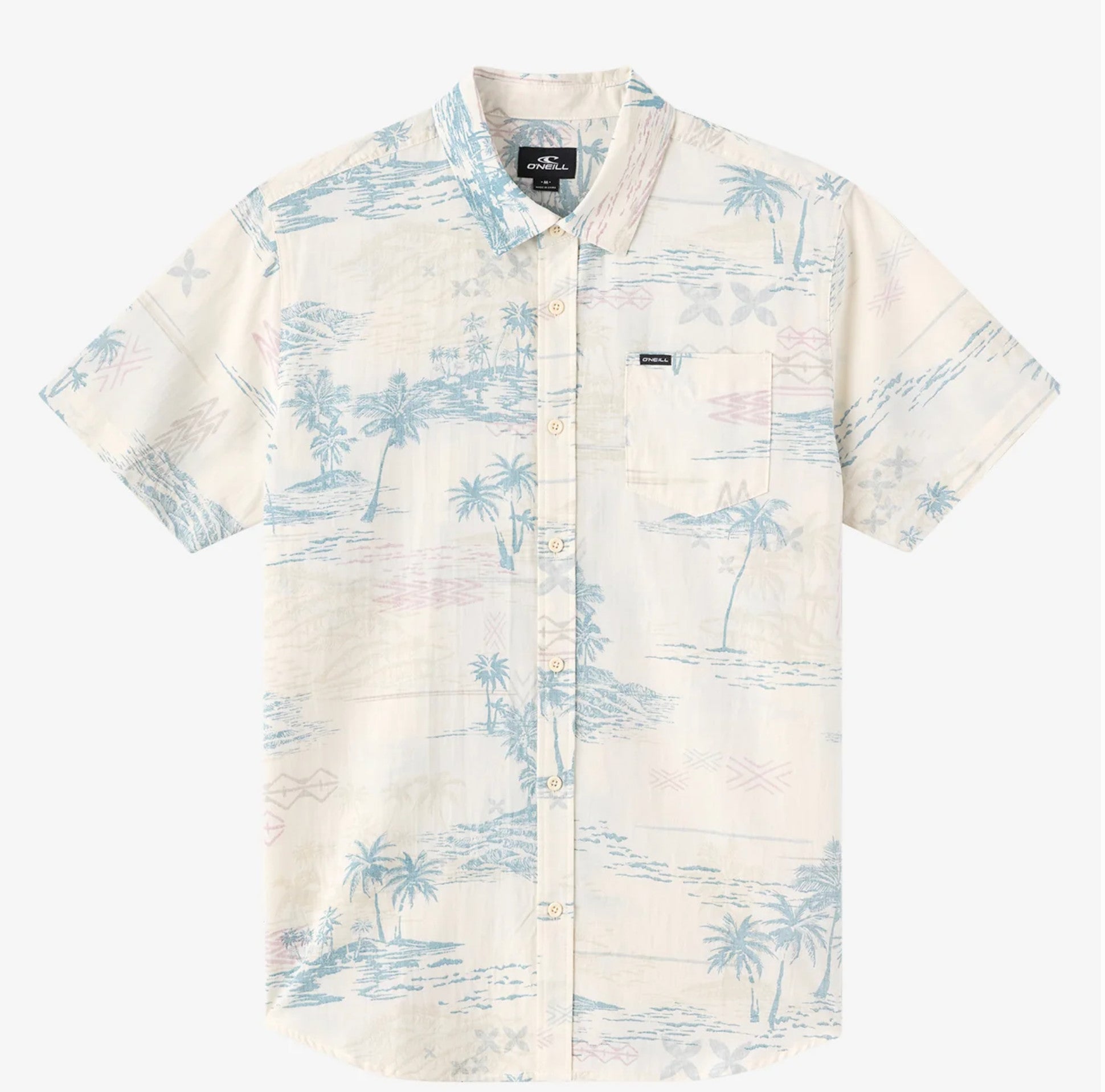 O'Neill Oasis Standard Button Down SS Cream