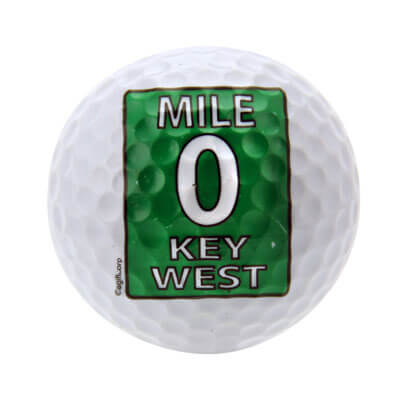 Key West Mile 0 Golf Ball