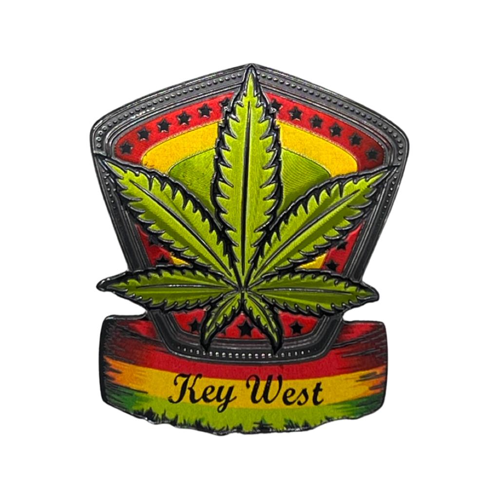 Pot Leaf Rasta Key West Magnet