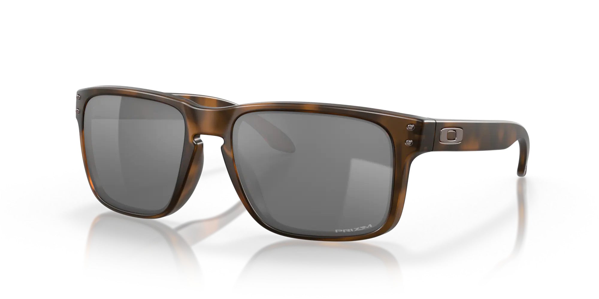 Oakley Matte Brown Tortoise w/ Prizm Black Lens Holbrook Sunglasses