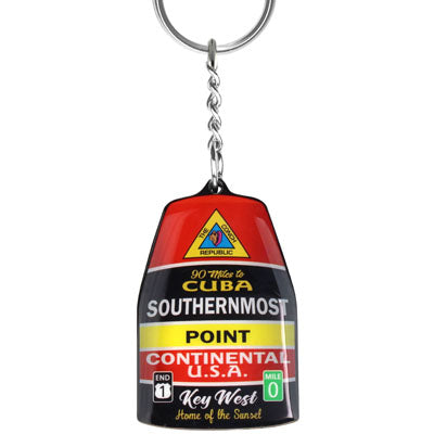 Key West Buoy MDF Keychain