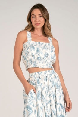 Elan Laura Tie Tank Top