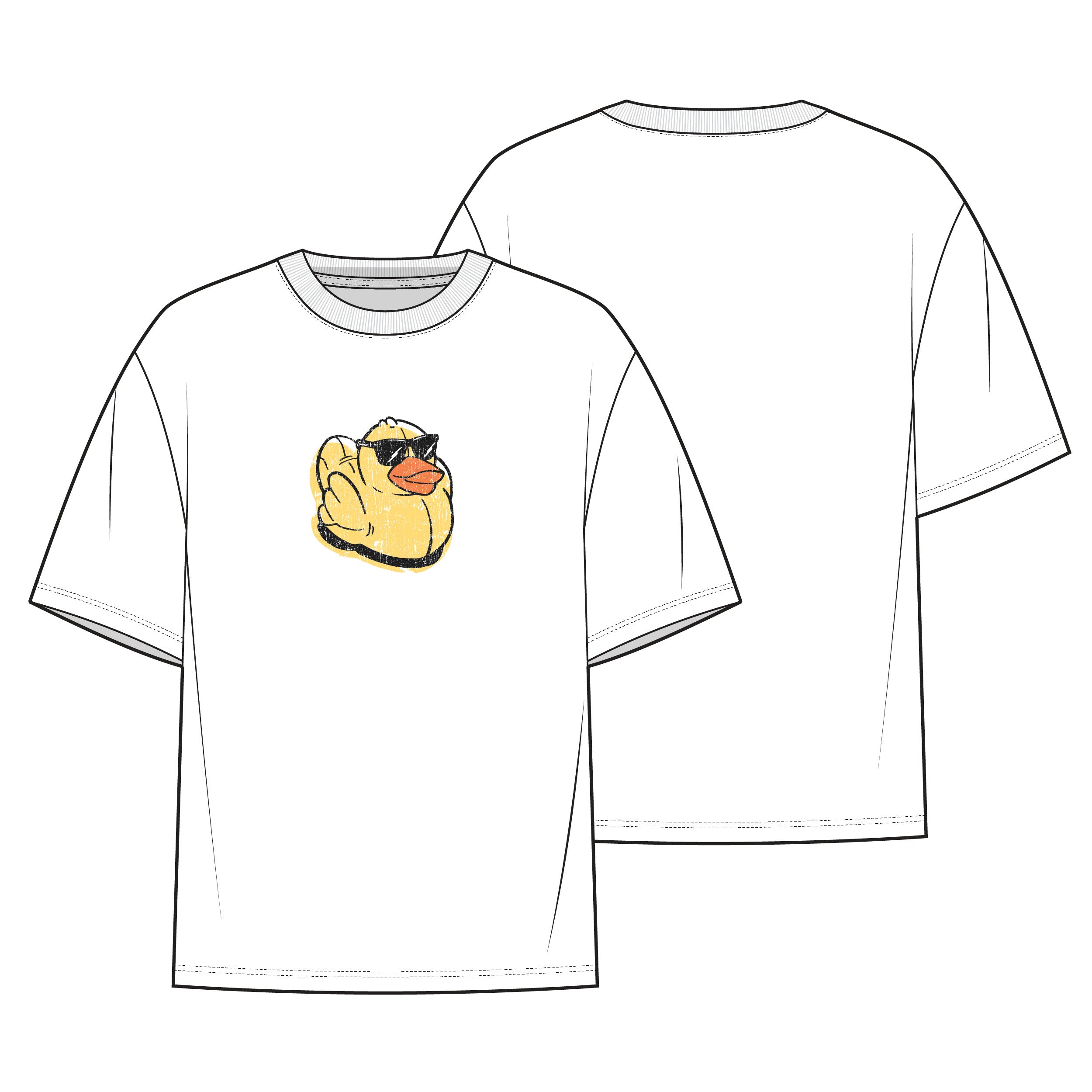Chubbies The Rubber Ducky Oversize Tee