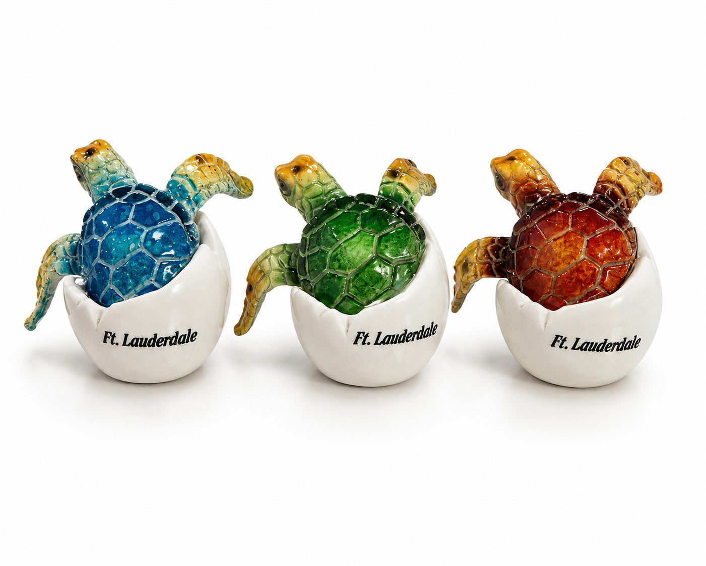 Turtle Baby Hatching Resin Ft Lauderdale Figurine
