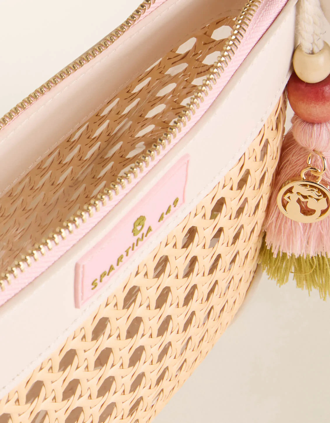Spartina Splash Cane Wristlet Bag Castillo Tropical
