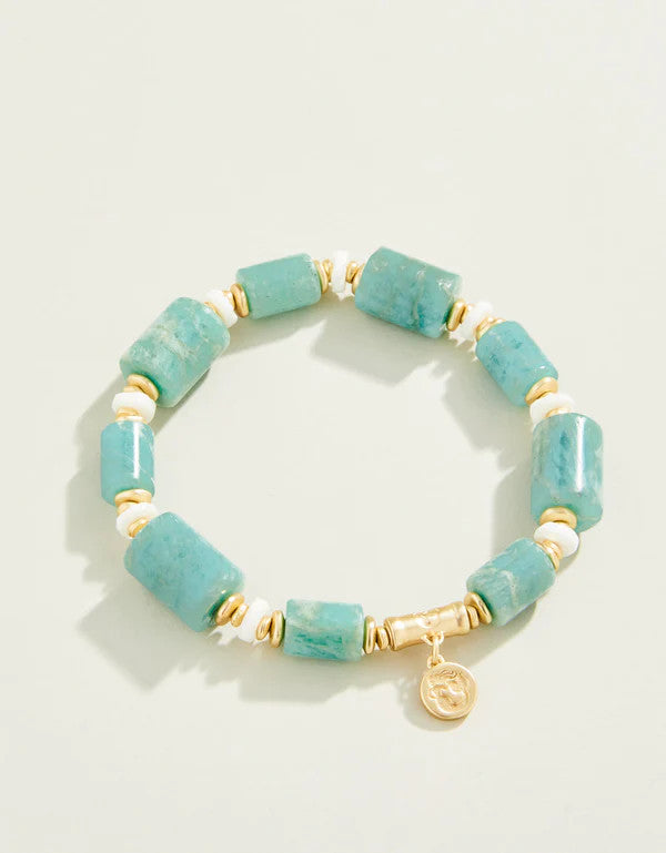 Spartina Stone Stretch 10mm Bracelet Amazonite