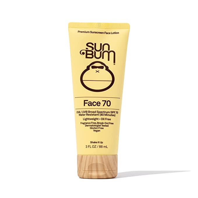 Sun Bum Original SPF 70 Sunscreen Face Lotion 3oz