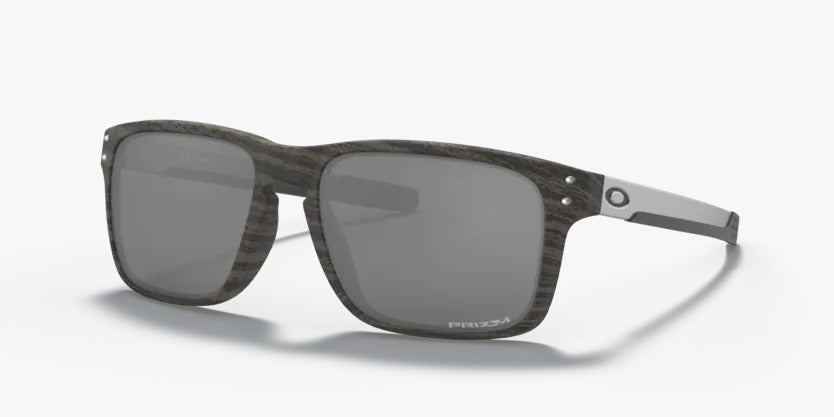 Oakley Woodgrain w/ Prizm Black Lens Holbrook Mix Sunglasses