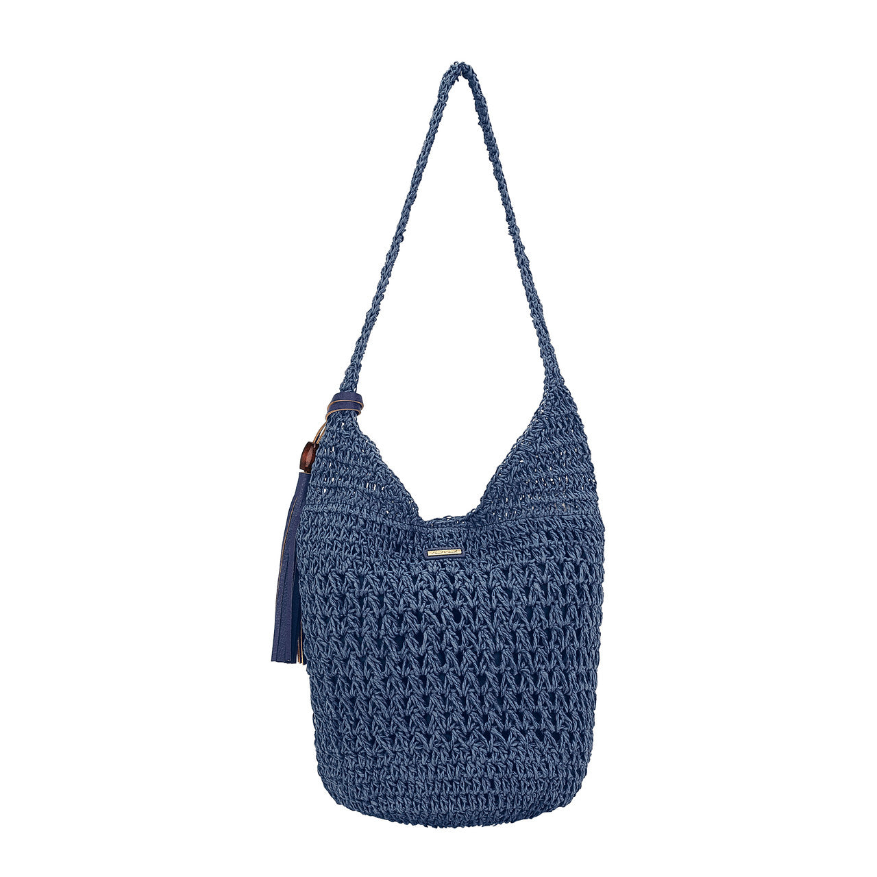 Sun 'N' Sand Paper Straw Hobo Bag