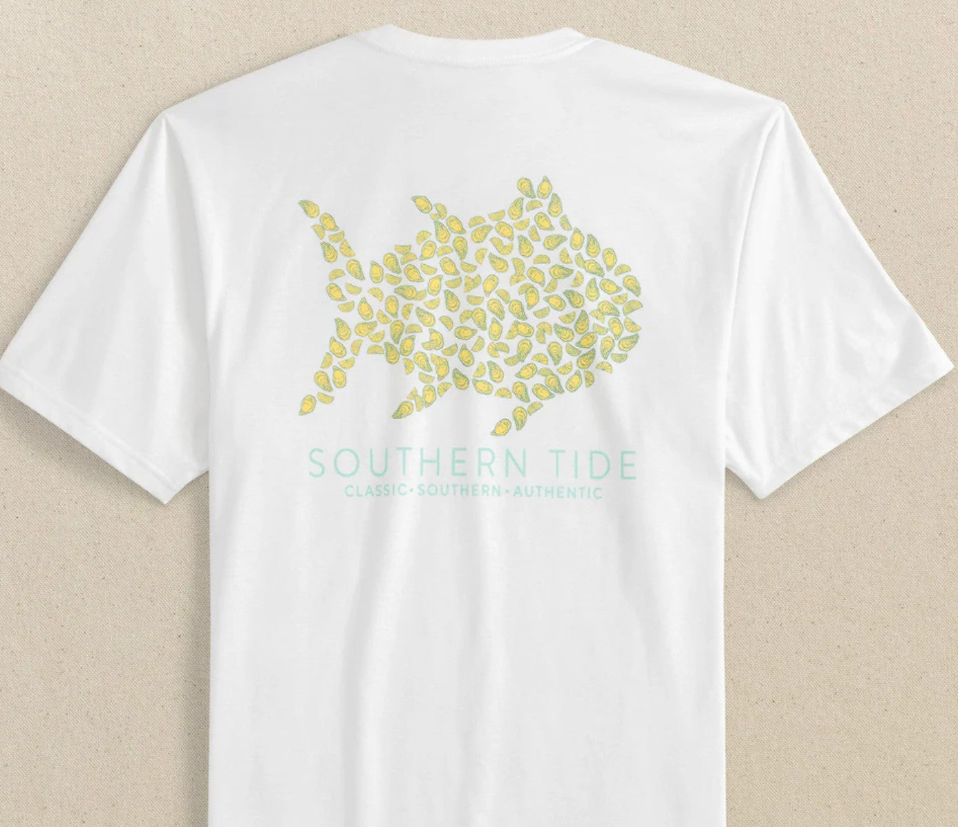 Southern Tide Aw Shucks Tee Classic White