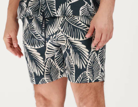 Salty Weekend Arthur Linen Printed Shorts