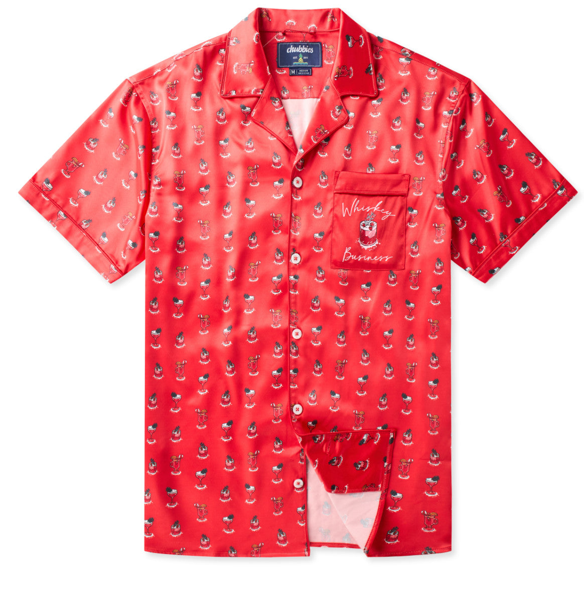 Chubbies The That's The Spirit Satin Sleep Shirt