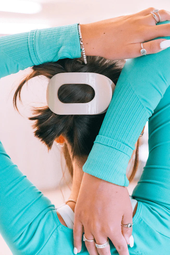 Teleties Flat Round Clip Large