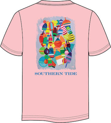 Southern Tide Buoy SS Tee Light Pink