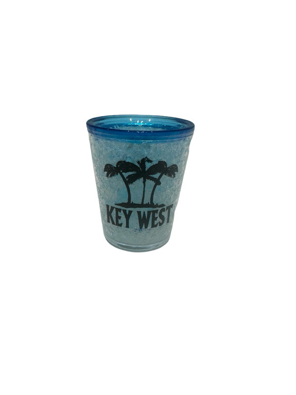 Palm Tree Key West Freezer Gel Shot Glass