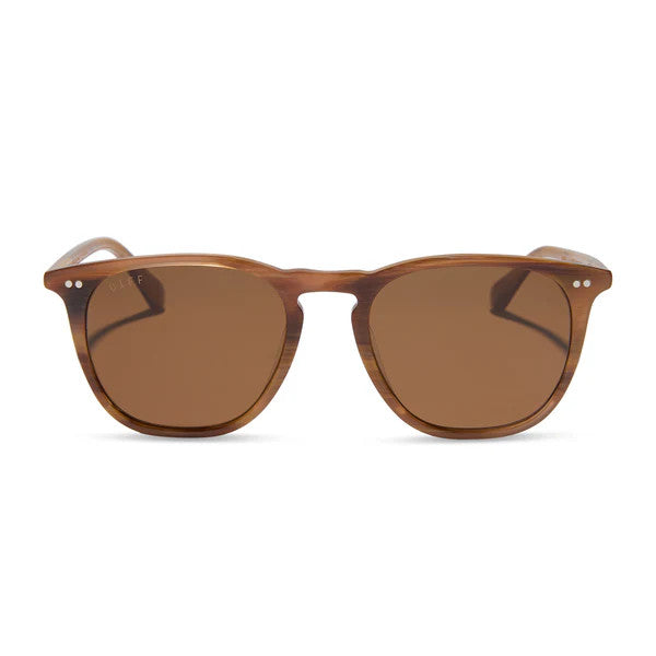 Diff Maxwell XL Longhorn Frame w/ Brown Lens Sunglasses Polarized
