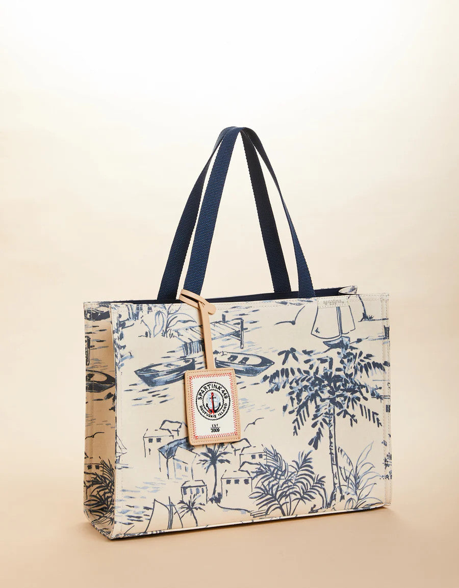 Spartina Daise Seascape Market Tote Bag