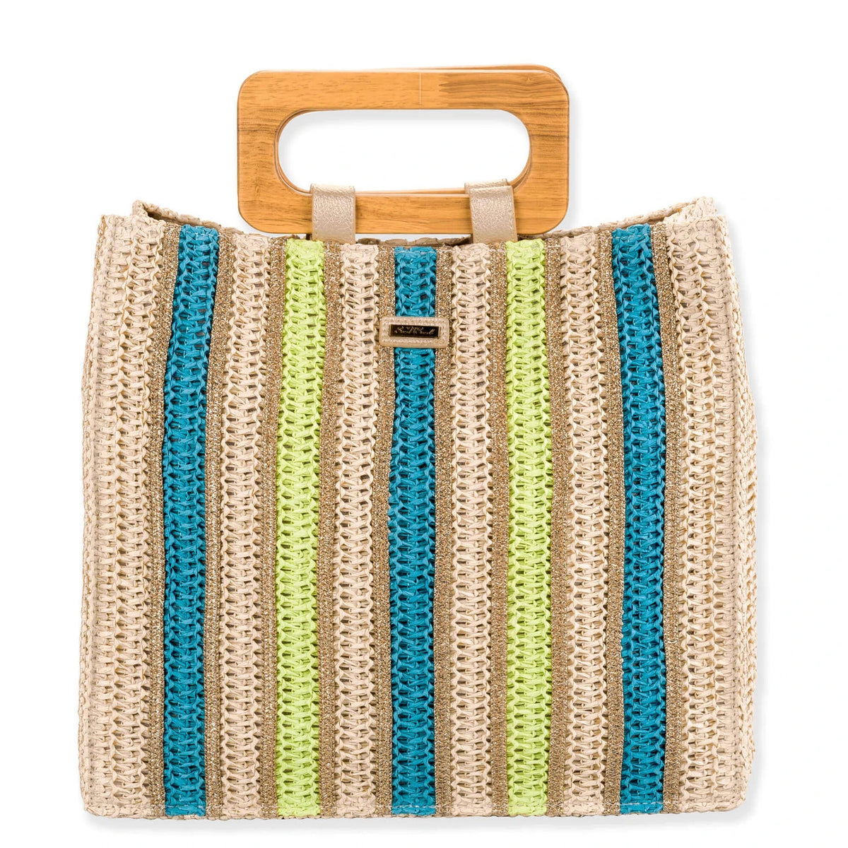 Sun 'N' Sand Kim Brook Willow Wooden Handle Tote
