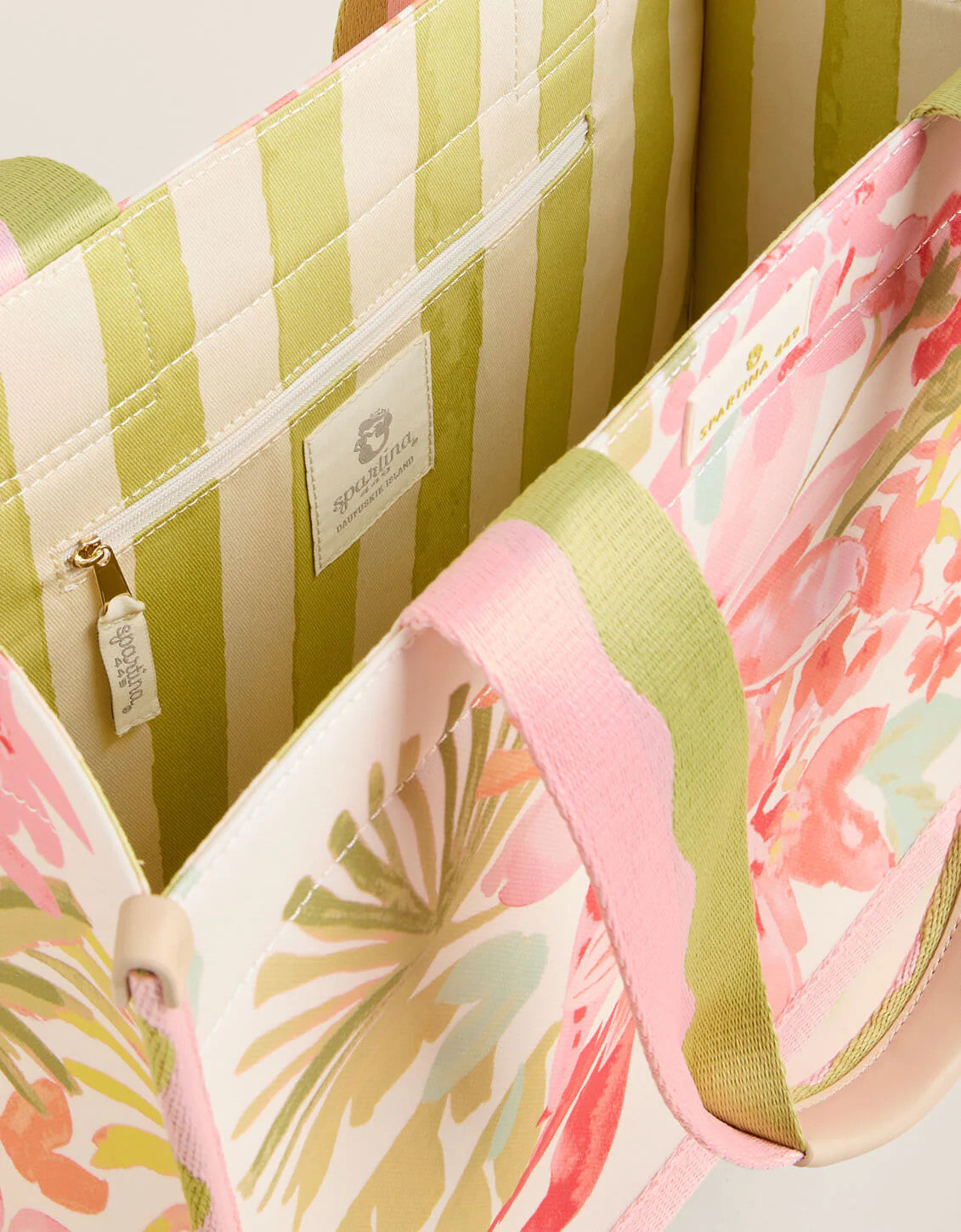 Spartina Trim Tote Bag Castillo Tropical