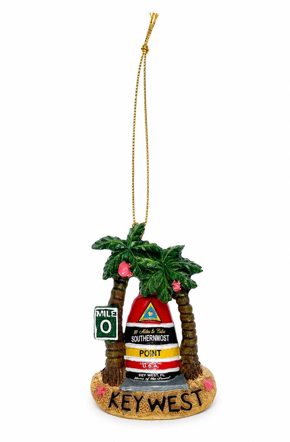 Palm Island & Southernmost Point Key West Ornament