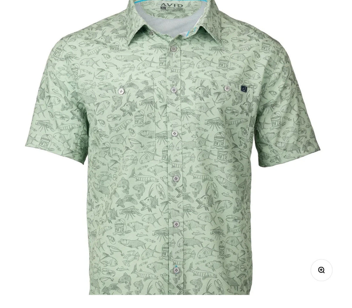 Avid Cabo Vintage Camo Button Down Shirt SS Frost