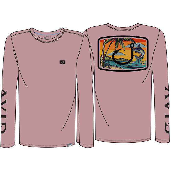 Avid Tropics Icon AVIDry Crew 50+ UPF LS