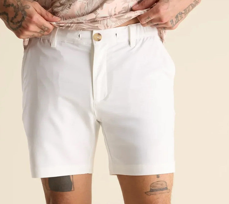 Chubbies The Vannas 6" Everywear Short Pure White