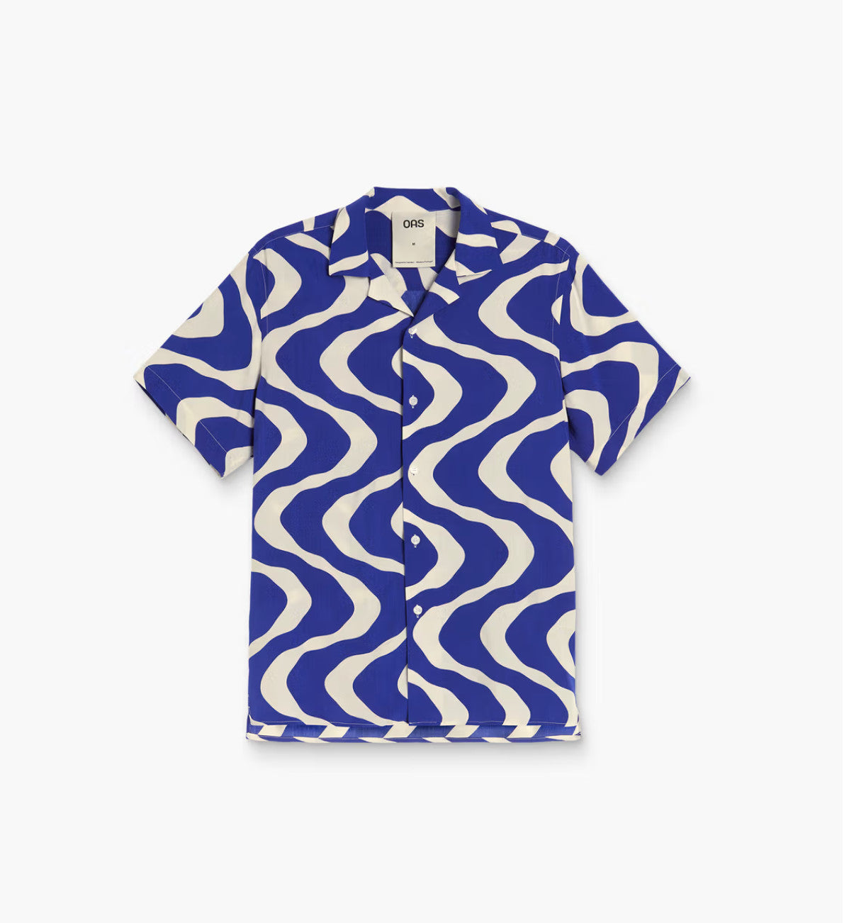 OAS Blue Rippling Viscose Shirt*