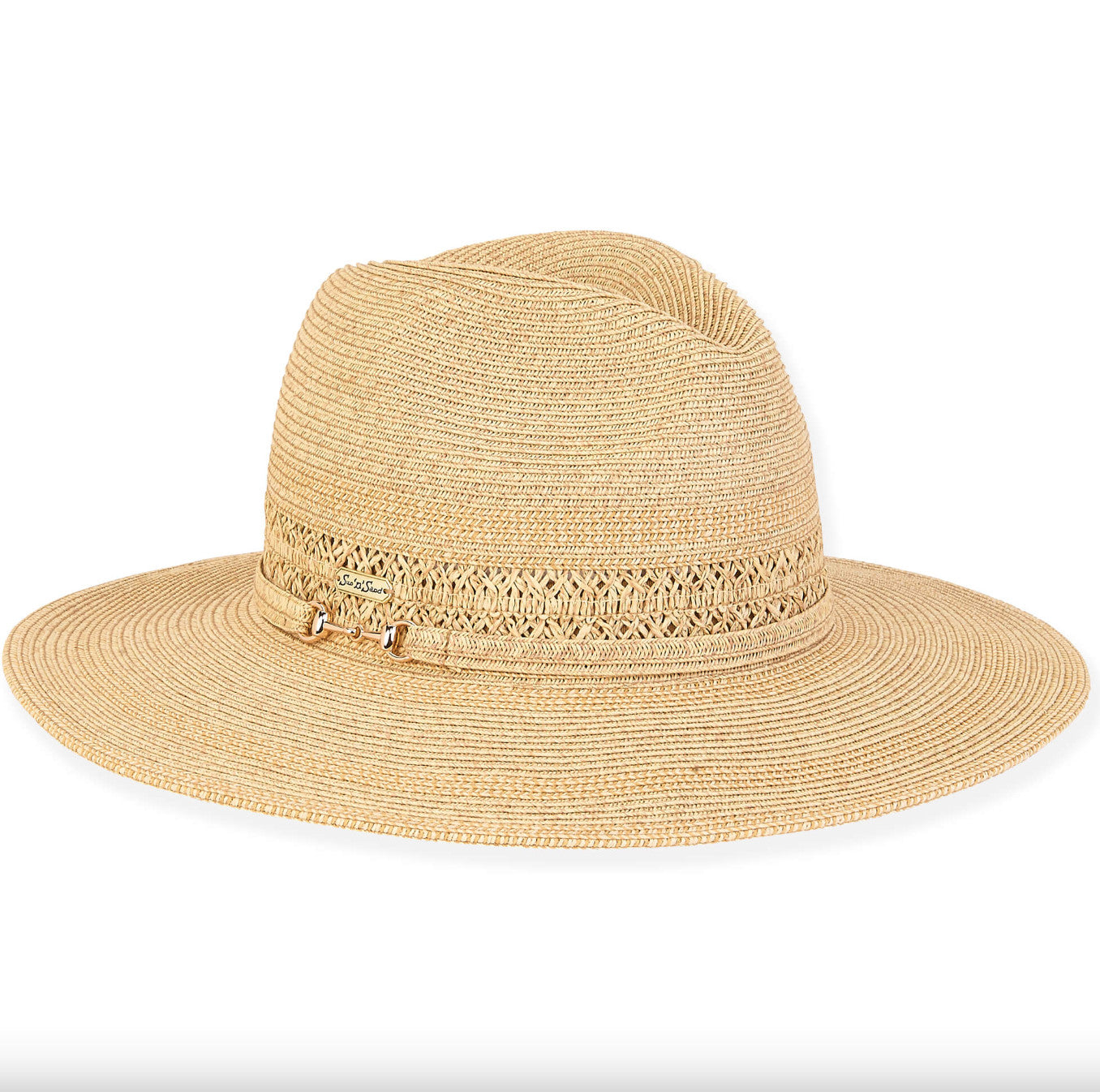 Sun 'N' Sand Sofia Horsebit Safari 3.25" Brim Hat