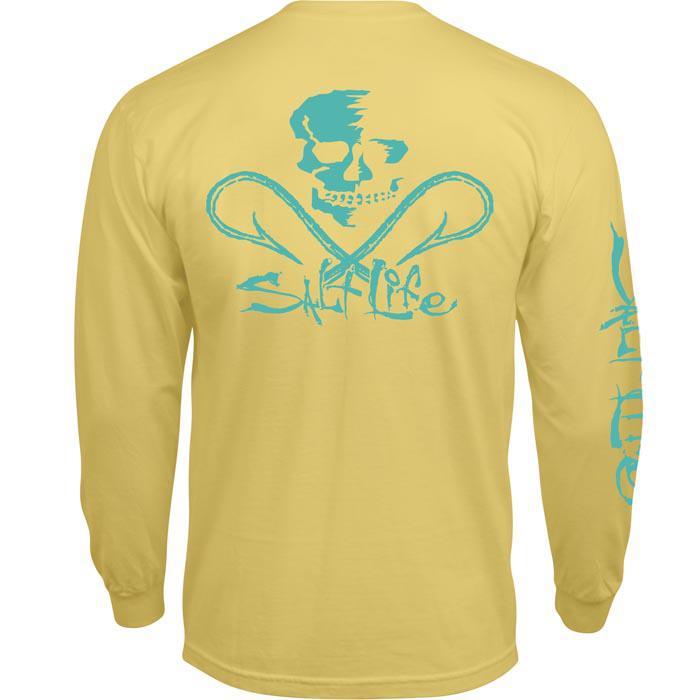 Salt Life Skull and Hooks Long Sleeve T-Shirt