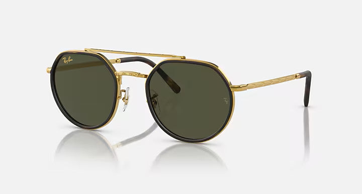 Ray-Ban Legend Gold w/ Green Lens Sunglasses