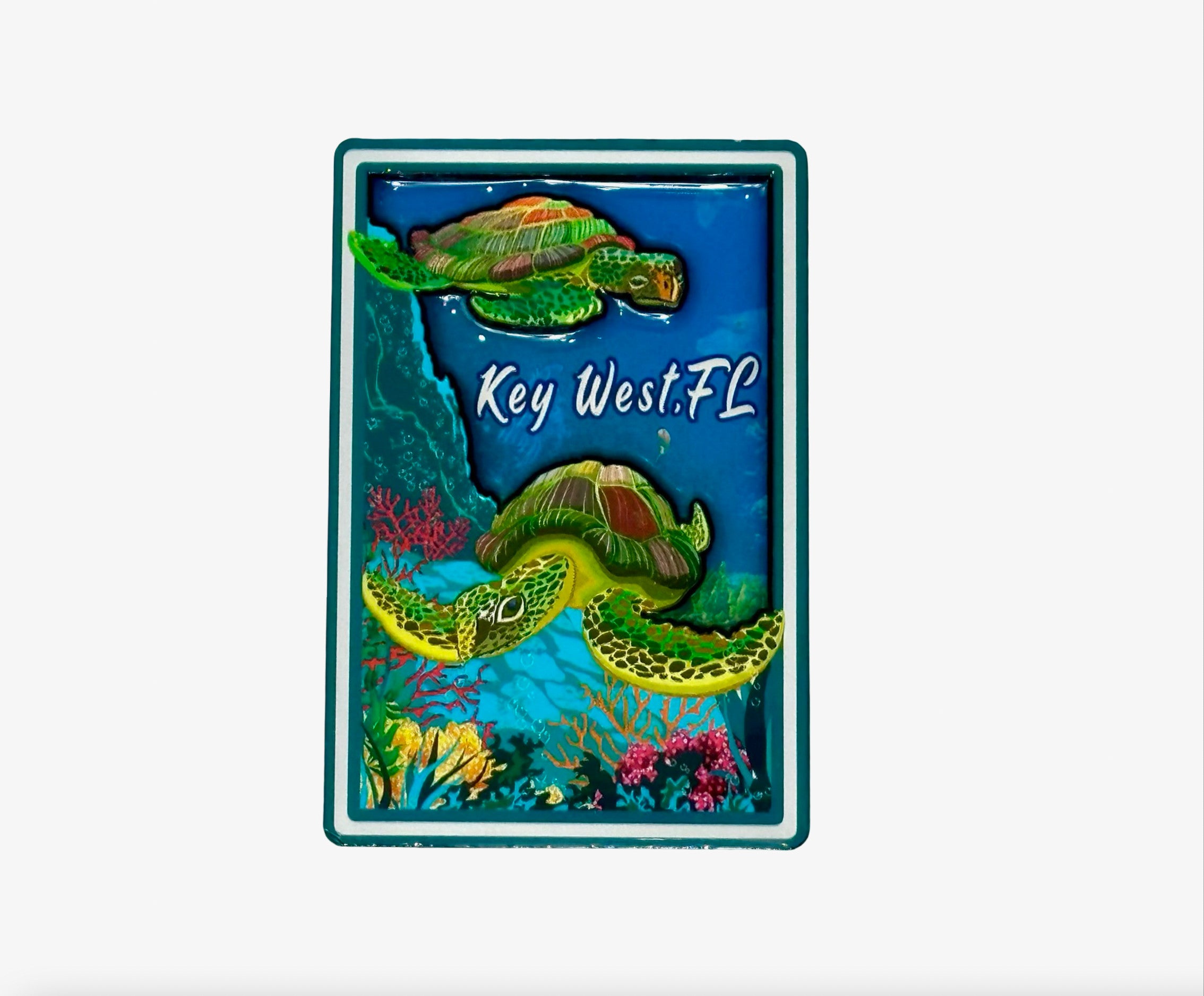 Turtle Tide Traveler Key West Magnet