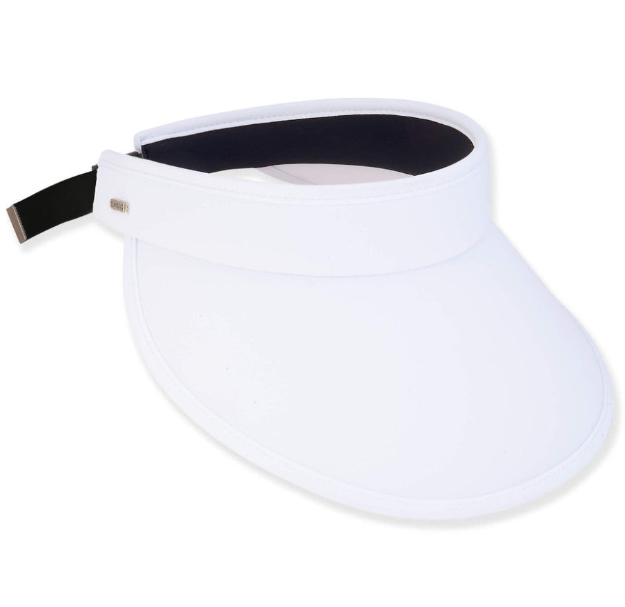 Sun 'N' Sand Amelia Fabric Brim 4.5" Visor