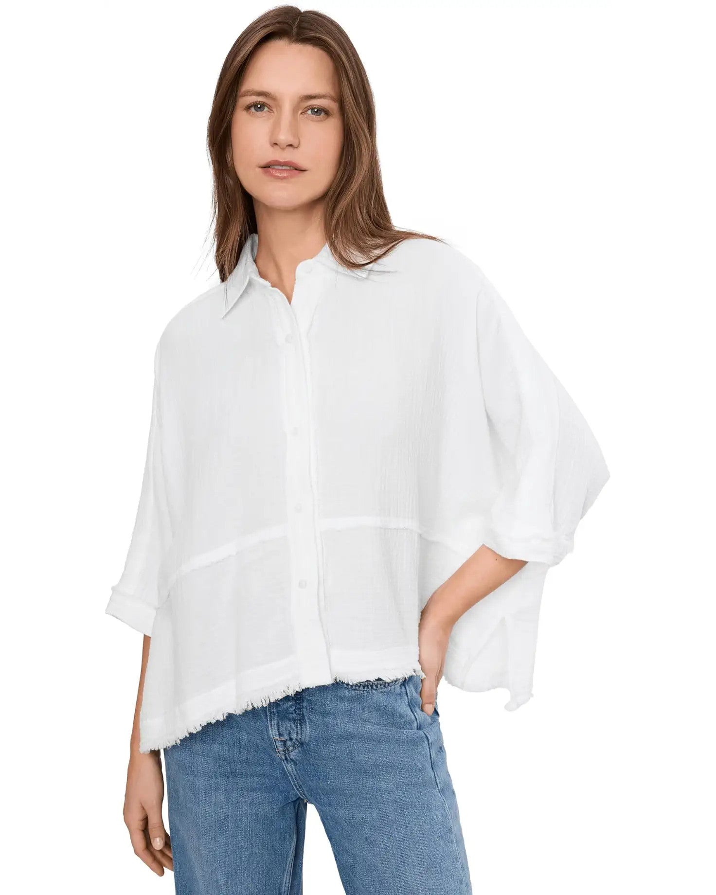 Free People Happy Days Top Clean Ivory