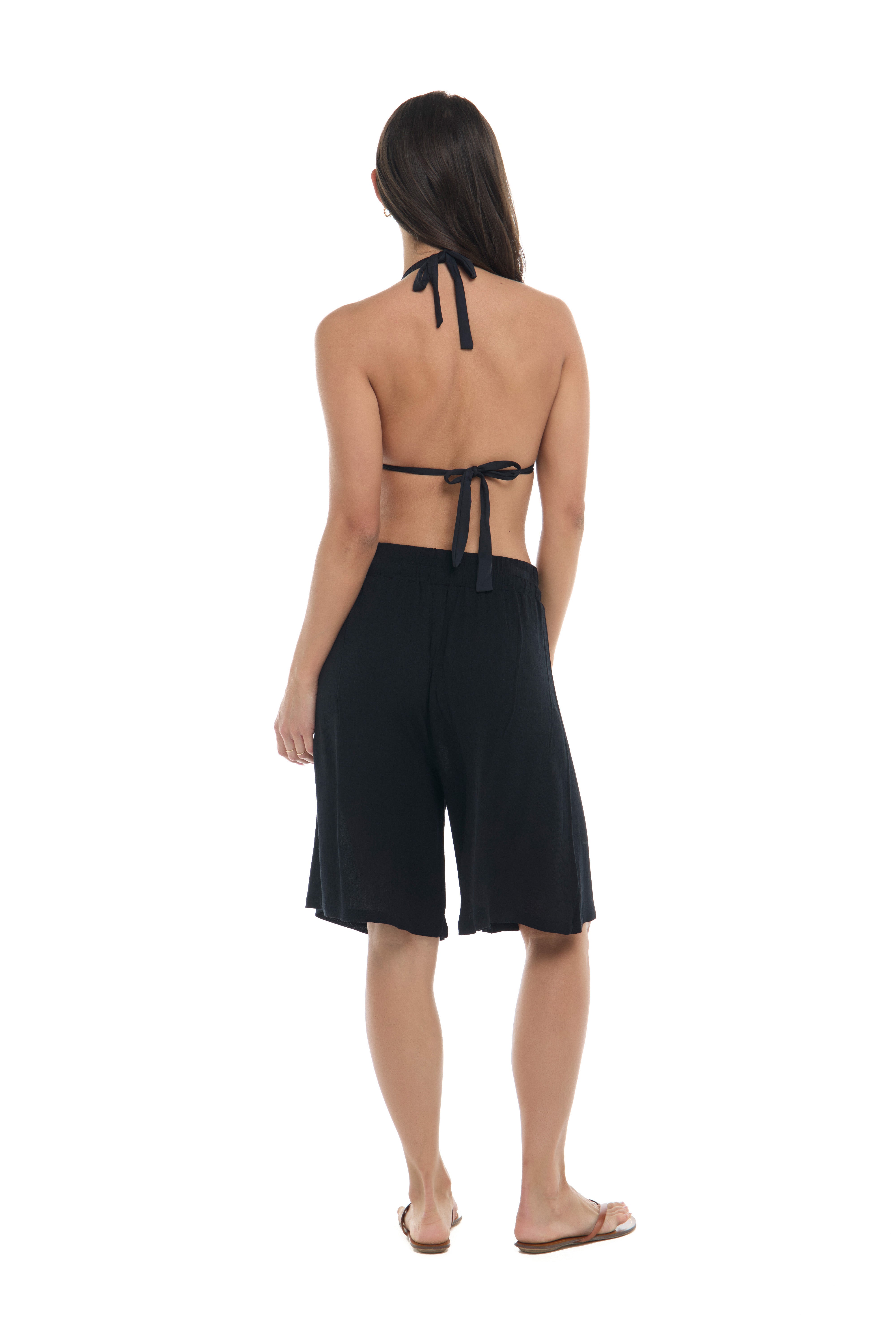 Skye Patty Long Short Black**