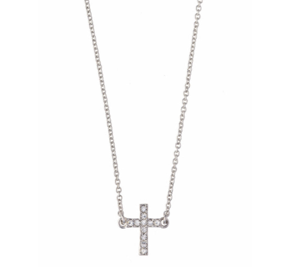 Spartina Have Faith Sea La Vie Necklace Silver