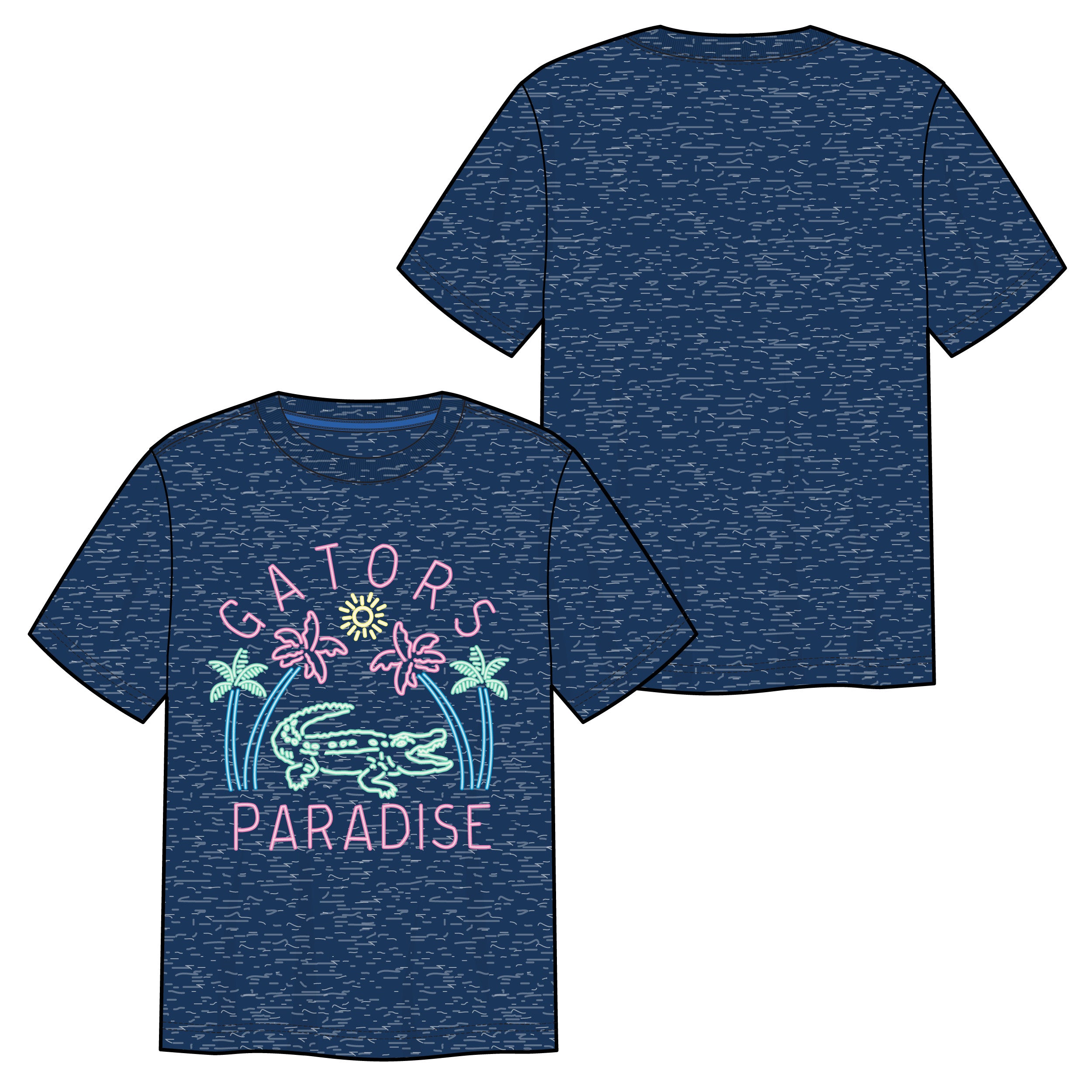 Chubbies Youth The Gators Paradise SS Tee