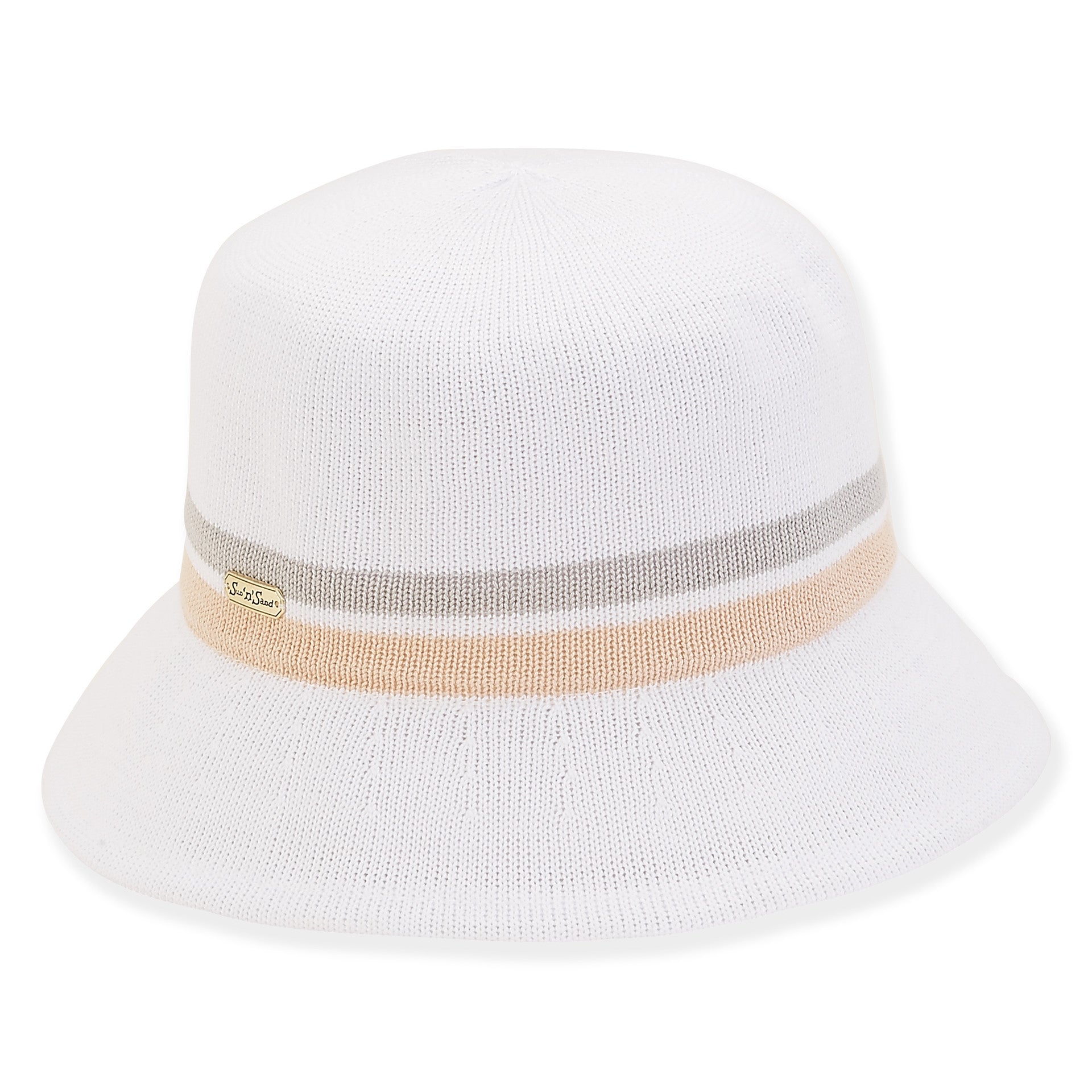 Sun 'N' Sand Natalie Two Stripe Bucket Hat