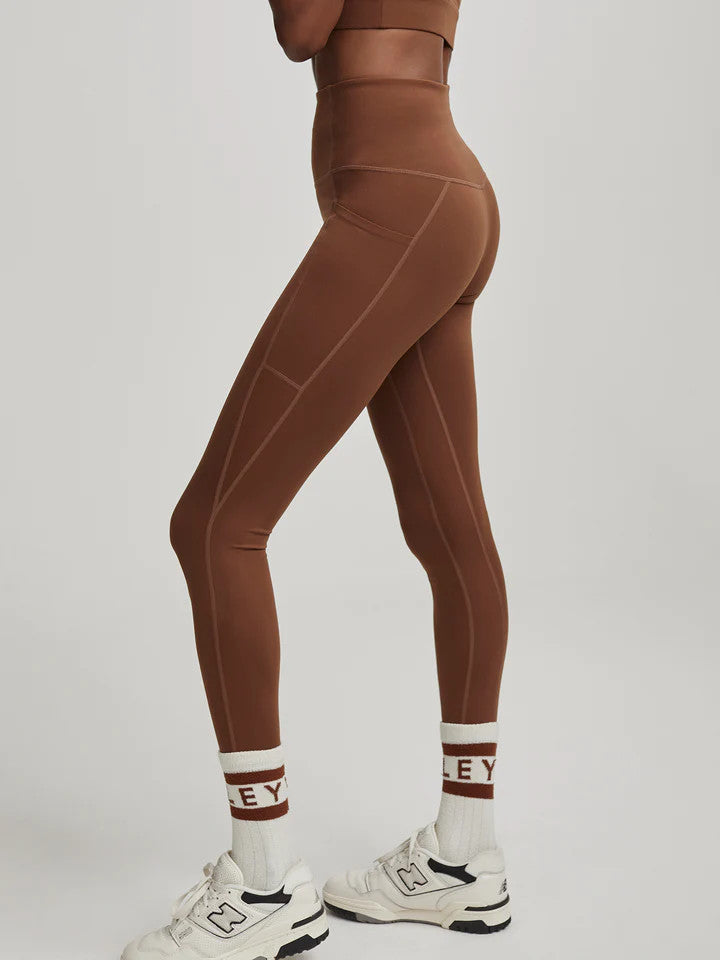 VARLEY Move Pocket High 25 Legging Cocoa Brown