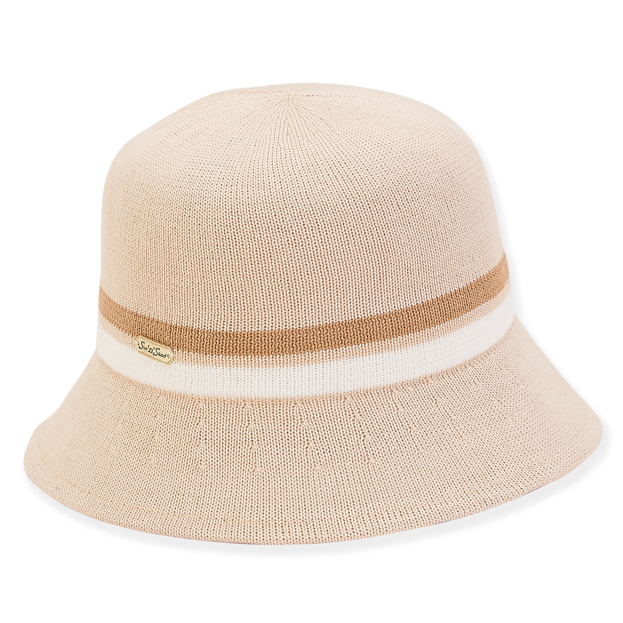 Sun 'N' Sand Natalie Two Stripe Bucket Hat