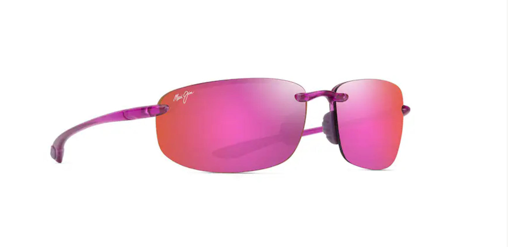 Maui Jim Hookipa Sunrise Lens w/ Trans Cyclamen Pink Frame Sunglasses