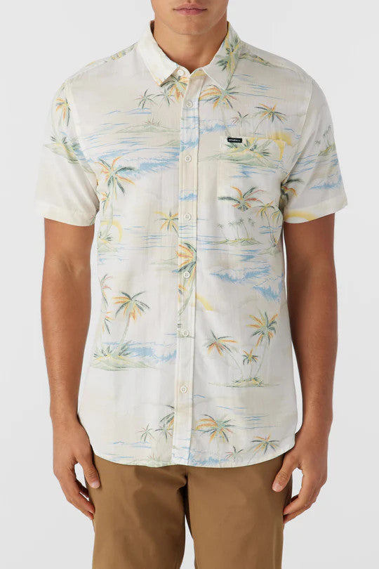 O'Neill Oasis Eco Modern Fit Shirt Cream