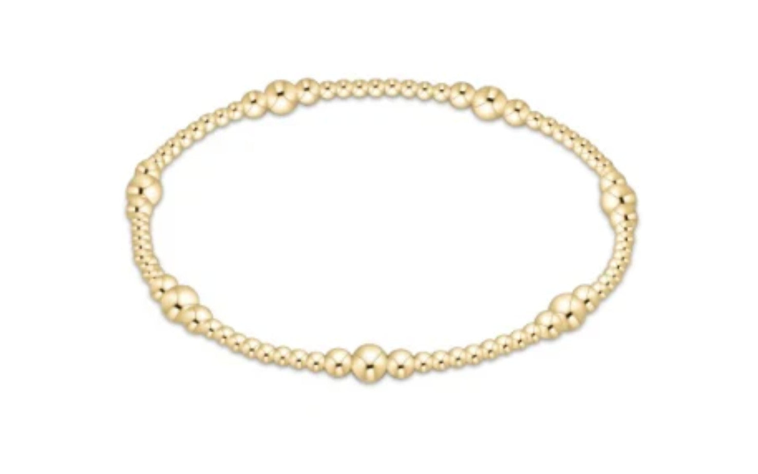 Enewton Purpose Gold 6mm Bead Bracelet