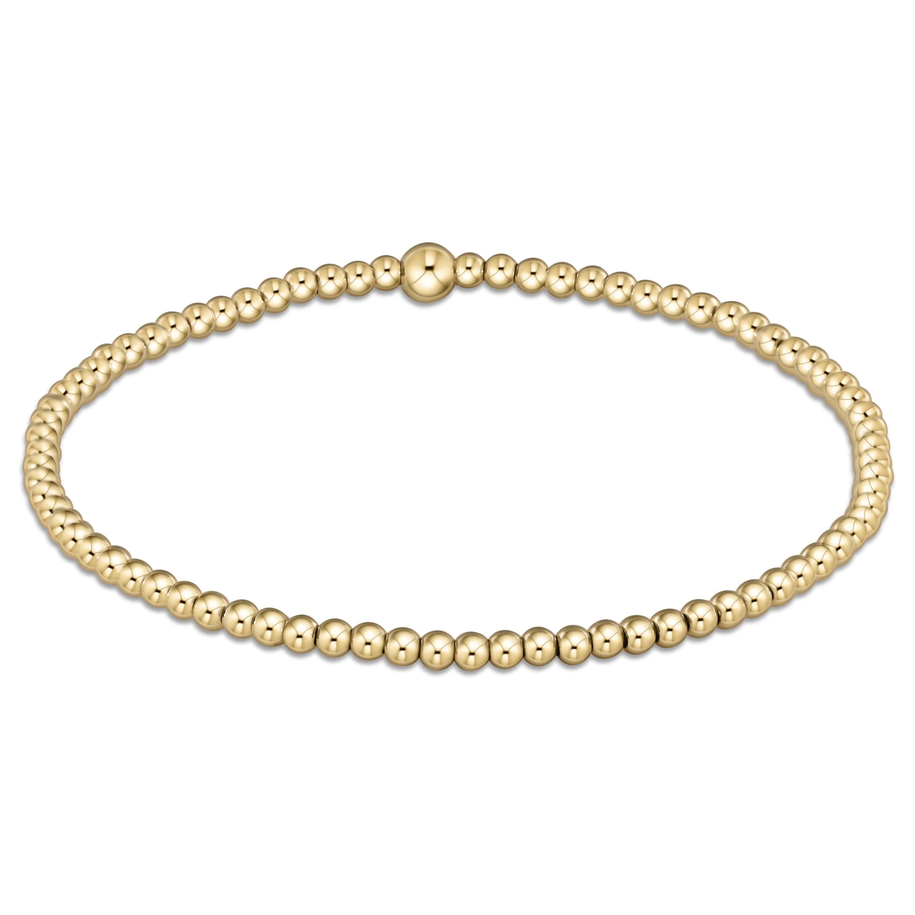 Enewton Extends Classic Gold 2.5mm Bead Bracelet SS'24