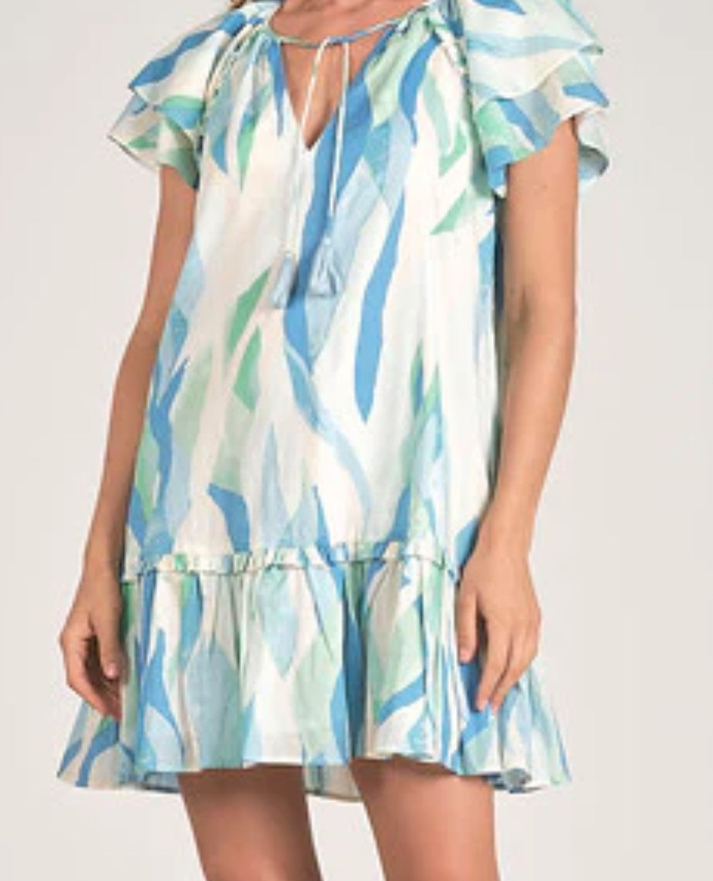 Elan Jenna Ruffle Dress